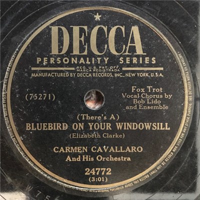 Carmen Cavallaro And His Orchestra - Bluebird On Your Windowsill / Twilight download mp3 flac