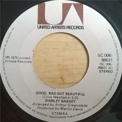 Shirley Bassey - Good, Bad But Beautiful download mp3 flac