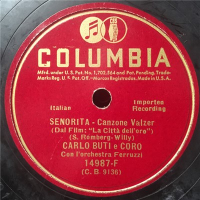 Carlo Buti Con L’Orchestra Ferruzzi - Senorita / Per Un Bacio D'Amor download mp3 flac