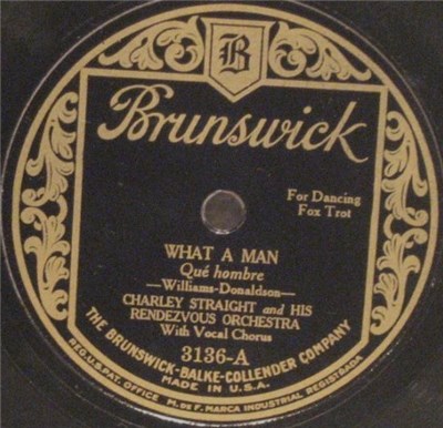 Charley Straight And His Rendezvous Orchestra - What A Man / Hi-Diddle-Diddle download mp3 flac