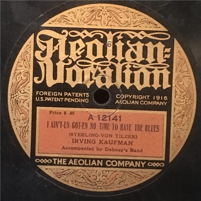 Irving Kaufman - I Ain't-en Got-en No Time To Have The Blues / Red Lantern download mp3 flac