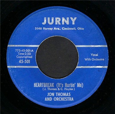 Jon Thomas And Orchestra - Heartbreak (It's Hurtin' Me) / Teasin' download mp3 flac