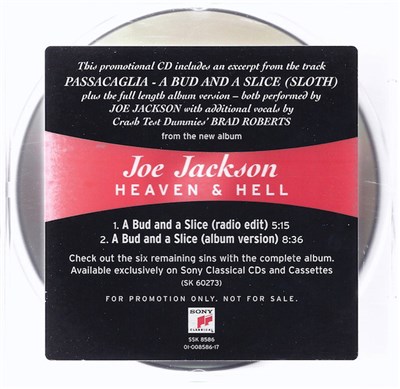 Joe Jackson - Passacaglia - A Bud And A Slice (Sloth) download mp3 flac