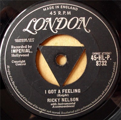 Ricky Nelson - I Got A Feeling download mp3 flac