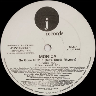 Monica Feat. Busta Rhymes - So Gone (Remix) download mp3 flac