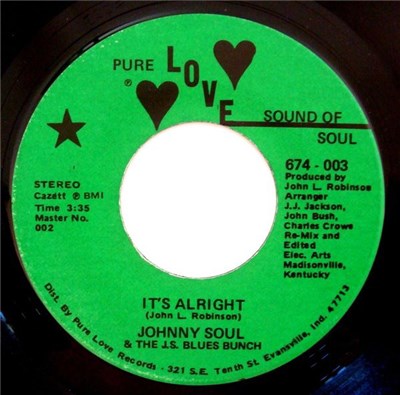 Johnny Soul And The J.S. Blues Bunch - It's Alright / Hey Baby download mp3 flac
