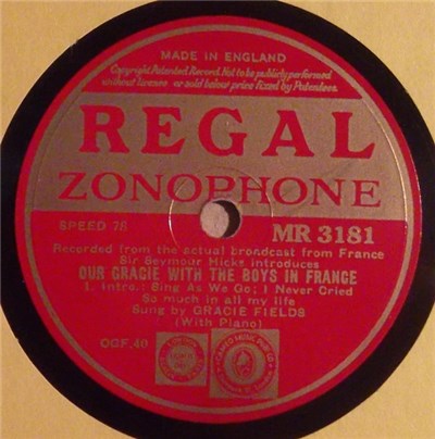 Gracie Fields - Our Grace With The Boys In France download mp3 flac