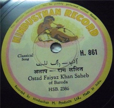 Ostad Faiyaz Khan Saheb Of Baroda - Hindi Song download mp3 flac