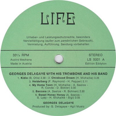 Georges Delagaye With His Trombone And His Band - Kidio download mp3 flac