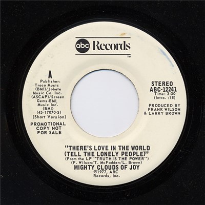 Mighty Clouds Of Joy - There's Love In The World (Tell The Lonely People) download mp3 flac