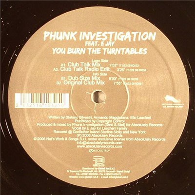 Phunk Investigation Feat. E Jay - You Burn The Turntables download mp3 flac
