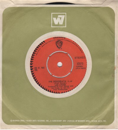 Les Crane - Desiderata / A Different Drummer download mp3 flac