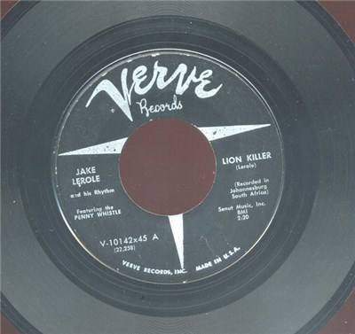 Jake Lerole And His Rhythm - Lion Killer / Kwela Jake download mp3 flac