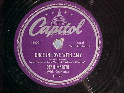 Dean Martin - Once In Love With Amy / Tarra Ta-Lara Ta-Lar download mp3 flac