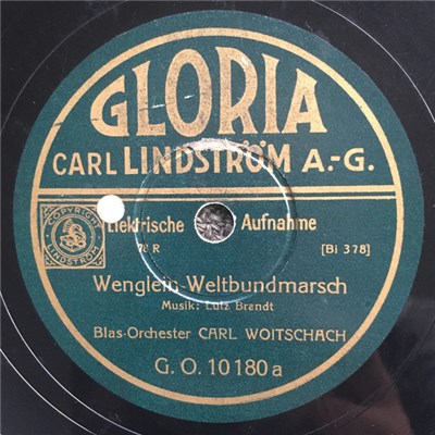 Blas-Orchester Carl Woitschach - Wenglein-Weltbundmarsch / Geburtstagsmarsch download mp3 flac