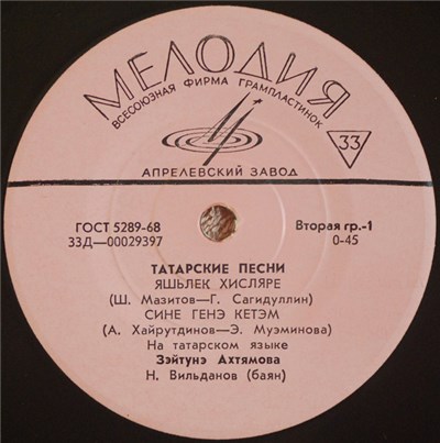 Зэйтунэ Ахтямова - Татарские Песни download mp3 flac