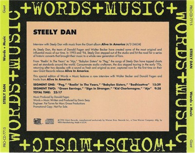 Steely Dan - Words + Music download mp3 flac