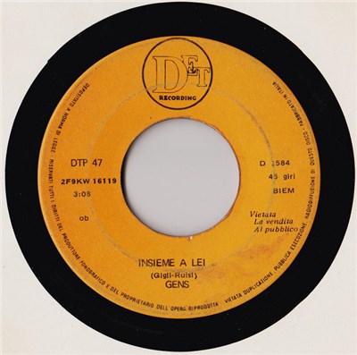 Gens - Insieme A Lei download mp3 flac