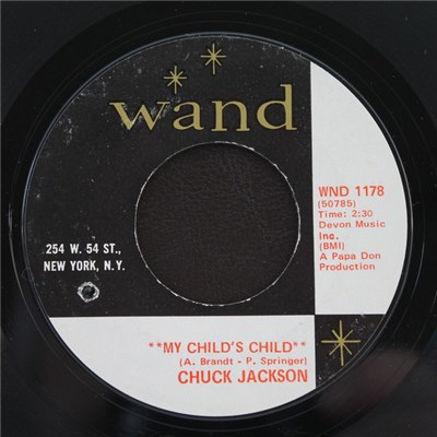 Chuck Jackson - My Child's Child / Theme To The Blues # 2 download mp3 flac