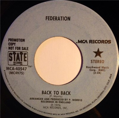 Federation - Back To Back download mp3 flac
