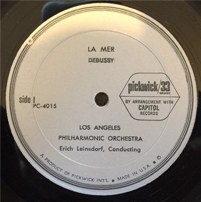 Debussy / Ravel ; Erich Leinsdorf Conducting The Los Angeles Philharmonic Orchestra - La Mer / Daphnis & Chloé (Suite No. 2) download mp3 flac