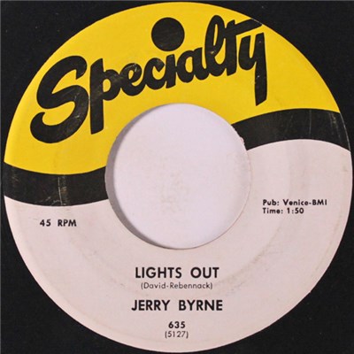 Jerry Byrne - Lights Out / Honey Baby download mp3 flac
