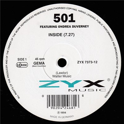 501 Featuring Ondrea Duverney - Inside download mp3 flac
