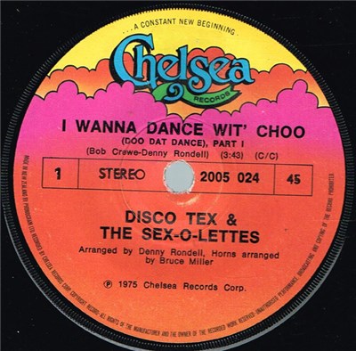 Disco Tex & The Sex-O-Lettes - I Wanna Dance Wit' Choo (Doo Dat Dance) download mp3 flac