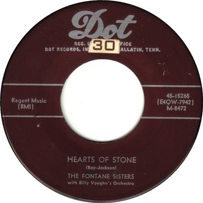 The Fontane Sisters With Billy Vaughn's Orchestra - Hearts Of Stone download mp3 flac