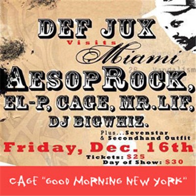 Cage - Good Morning (Live In Miami) download mp3 flac