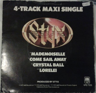 Styx - 4-Track Maxi Single download mp3 flac