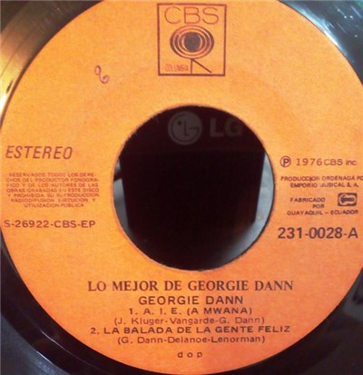 Georgie Dann - A.I.E (A Wanna) download mp3 flac