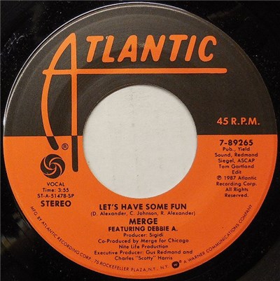 Merge Featuring Debbie A. - Let's Have Some Fun download mp3 flac