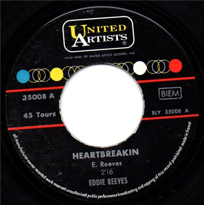 Eddie Reeves - Heartbreakin'/You Ain't The First Time I've Been Wrong download mp3 flac