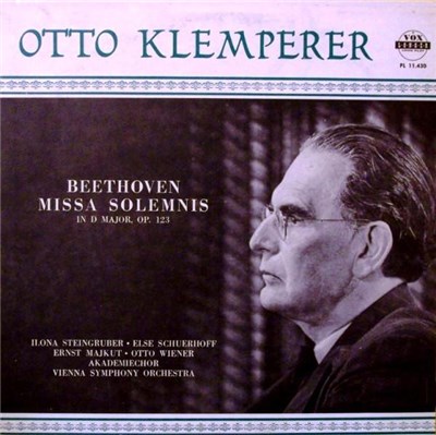 Ludwig Van Beethoven - Vienna Symphony Orchestra, Otto Klemperer - Missa Solemnis In D Major, Opus 123 download mp3 flac
