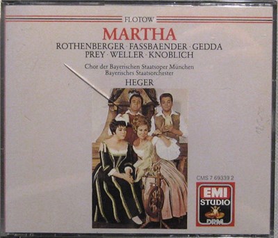 Flotow, Rothenberger, Fassbaender, Gedda, Prey, Weller, Knoblich, Chor Der Bayerischen Staatsoper München And Bayerisches Staatsorchester, Heger - Martha - Oper In Vier Akten / Opera In Four Acts / Opéra En Quatre Actes download mp3 flac