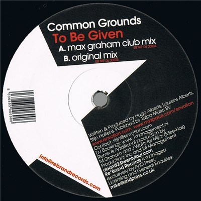 Common Grounds - To Be Given download mp3 flac