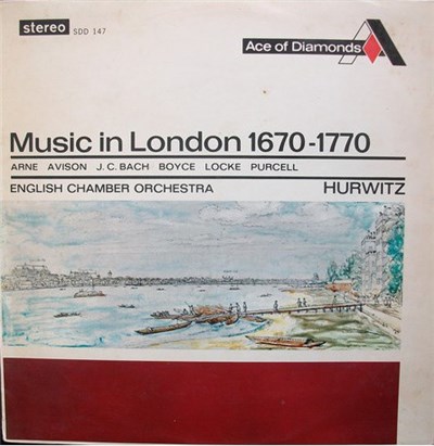 English Chamber Orchestra, Emanuel Hurwitz - Music In London 1670-1770 download mp3 flac