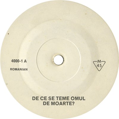 Unknown Artist - De Ce Se Teme Omul De Moarte? / La Urmă Surpriză Amară download mp3 flac