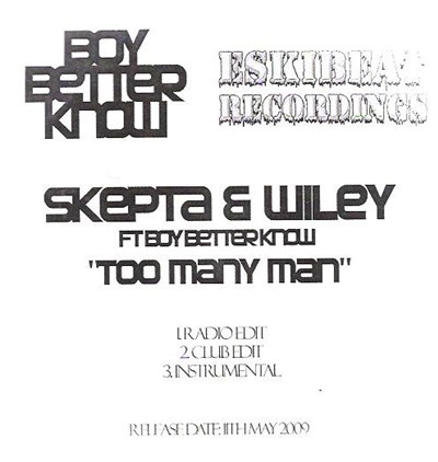 Skepta & Wiley Ft Boy Better Know - Too Many Man download mp3 flac