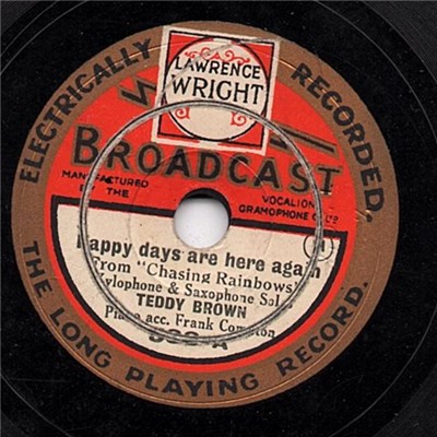 Teddy Brown - Happy Days Are Here Again / Handsome Gigolo download mp3 flac