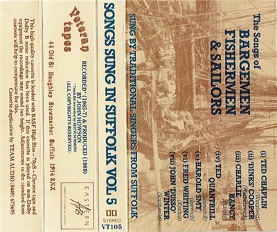 Various - Songs Sung In Suffolk Vol 5. The Songs Of Bargemen, Fishermen And Sailors download mp3 flac