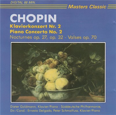 Dieter Goldmann / Peter Schmalfuss - Chopin - Klavierkonzert Nr. 2/Piano Concerto No. 2 / Nocturnes Op. 27, Op. 32 - Valses Op. 70 download mp3 flac