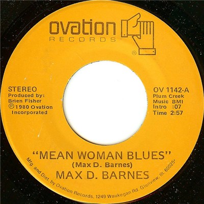 Max D. Barnes - Mean Woman Blues download mp3 flac