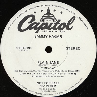 Sammy Hagar - Plain Jane download mp3 flac