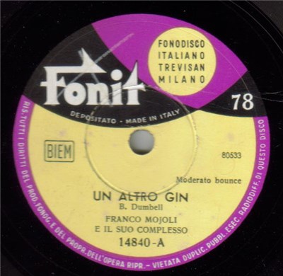 Franco Mojoli E Il Suo Complesso - Un Altro Gin / Stelle Ca Nun Luceno download mp3 flac