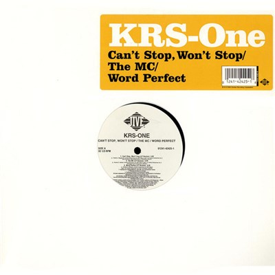 KRS-One - Can't Stop, Won't Stop / The MC / Word Perfect download mp3 flac