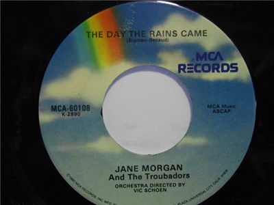 Jane Morgan - The Day The Rains Came / Fascination download mp3 flac
