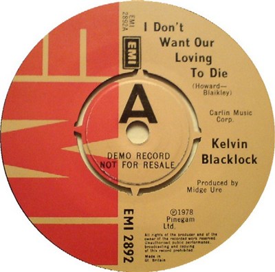 Kelvin Blacklock - I Don't Want Our Loving To Die download mp3 flac