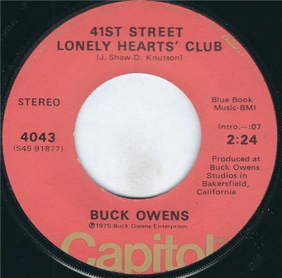 Buck Owens - 41st Street Lonely Hearts Club download mp3 flac